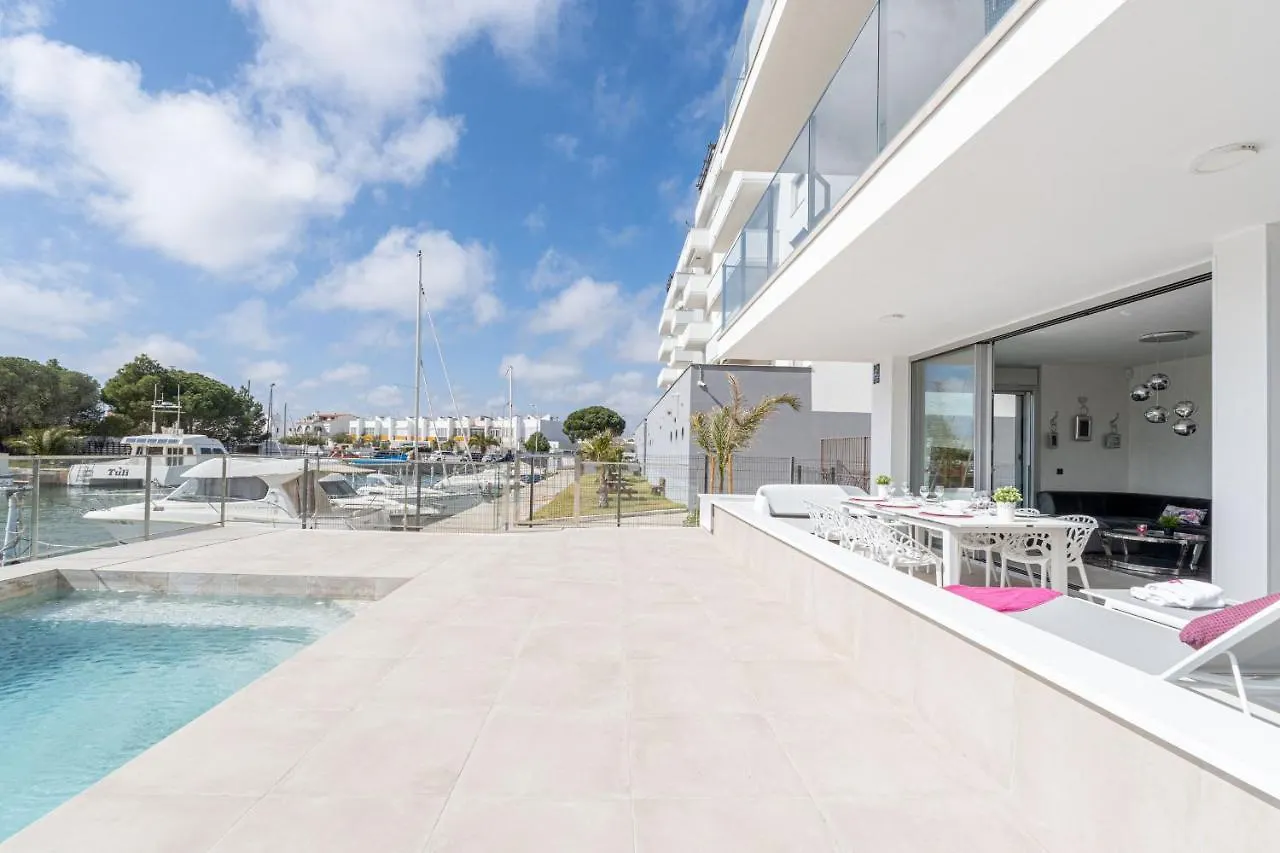 公寓 Apart-Rent Apartamento Av Platja Santa Margarita 2010 罗萨斯